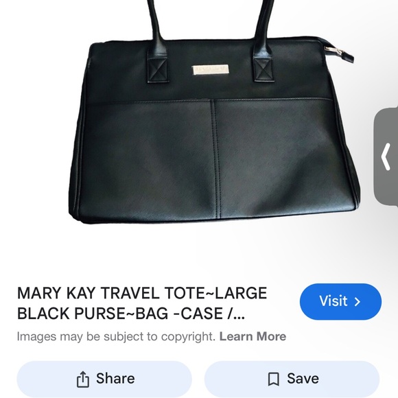 Mary Kay Black Travel Tote Bag - Picture 1 of 5